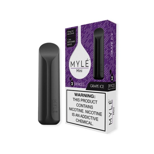 [Myle M-06960] MLMN Liquid Essence Ice Grape 10ct/bx