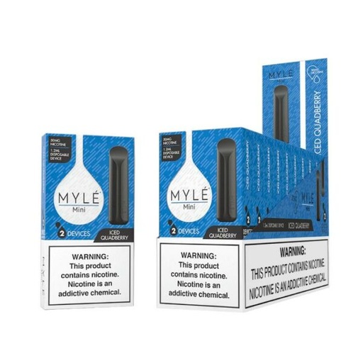 [Myle M-06966] MLMN Liquid Essence Iced Quadberry 10ct/bx