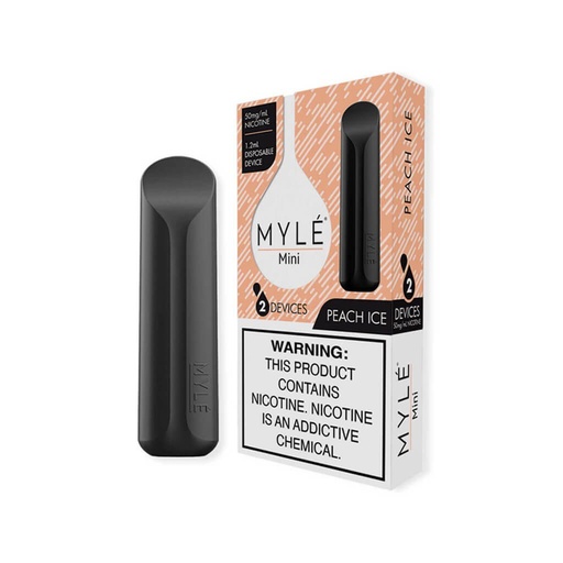 [Myle M-12163] MLMN Liquid Essence Peach Ice 10ct/bx