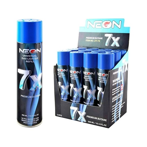 [Neon U-21436] Neon Universal 7x Butane Fuel 300ML Ea