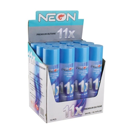 [Neon U-21438] Neon Universal 11x Butane Fuel 300ML Ea