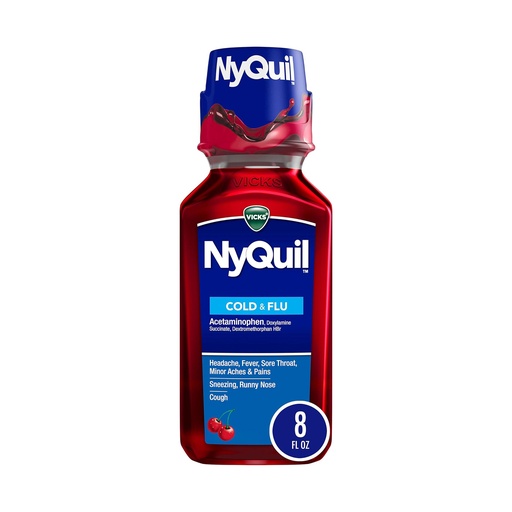 NyQuil Cold & Flu (Cherry) Liquid 8oz