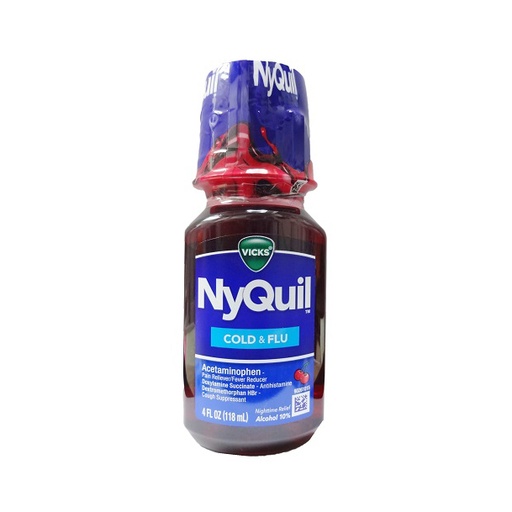 [NyQuil-12393] NyQuil Cold & Flu (Cherry) Liquid 4oz
