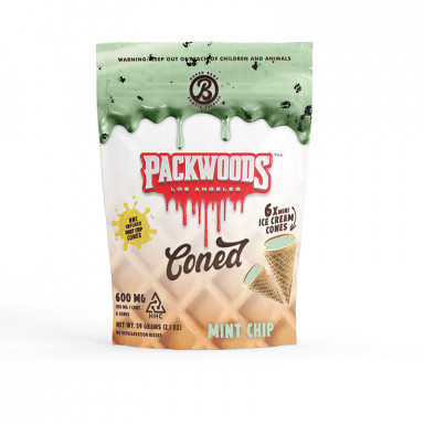 [Packwo-12337] Packwoods Coned HHC Mini Ice Cream Cones 6ct 300MG Bag Each