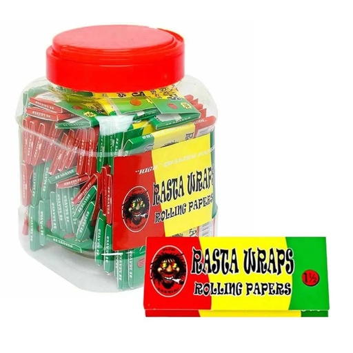 [Paper -08056] Rasta 99c Wrap Paper 1 1/2 32'S/50CT Jar