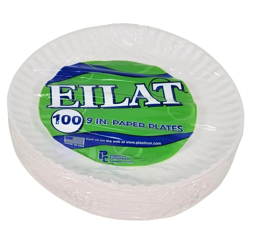 [Paper -22761] Paper Plates (Eilat) 9" 100CT PK