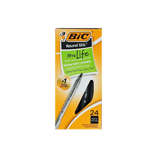 Pen Black Bic 24CT Box