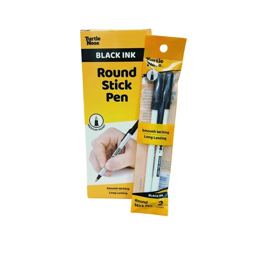 [Pen Bl-27554] Pen Black (Turtle Nose) 2'S 12CT Box