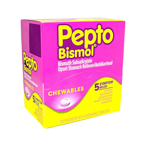 Pepto Bismol Pouch 4'S/32CT