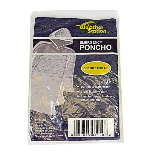 [Poncho-08268] Poncho Rain