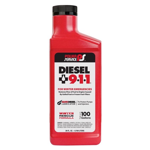 [Power -26590] Power Service Diesel 911 For Winter Emergencies 26oz