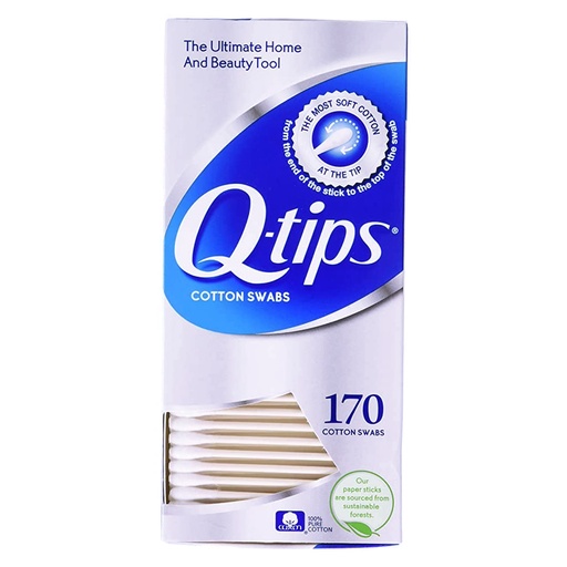 Q-Tips Cotton Swabs 170CT Pack