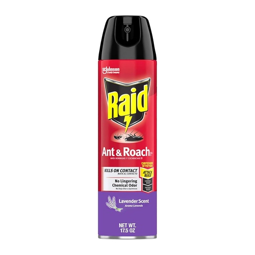[Raid A-27369] Raid Ant & Roaches 17.5oz Lavender Scent