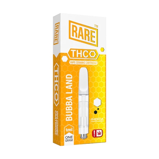 [Rare T-08376] Rare THC O 1ML Ceramic Cartridge Bubba Land INDICA 10ct Display Each