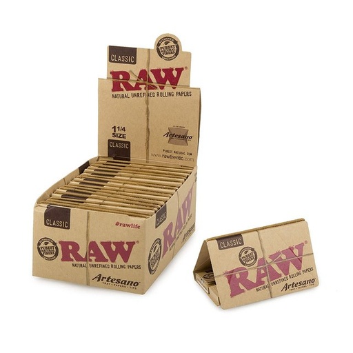 [Raw Cl-23104] Raw Classic Artesano Paper 1 1/4 15CT