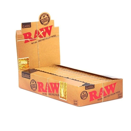 Raw Classic Paper 1 1/4 50'S/24CT