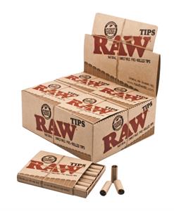 Raw Pre Rolled Tips 21'S/20CT