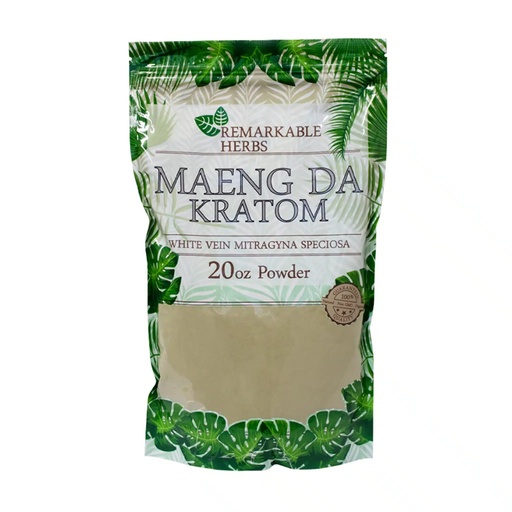 [Remark-26747] Remarkable Herbs White Vein Maeng Da Kratom 20oz Powder