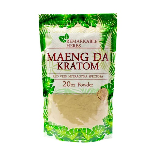 [Remark-27493] Remarkable Herbs Red Vein Maengda Kratom 20oz Powder