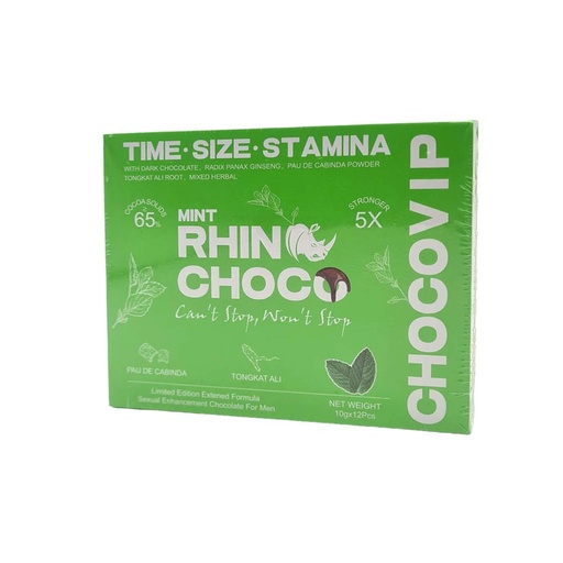Rhino Choco VIP Mint 10G/12PCS Display