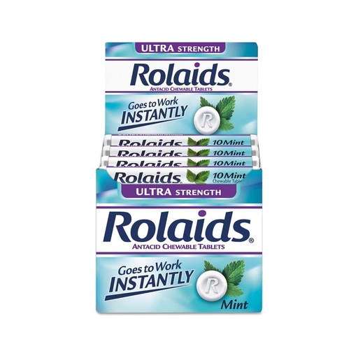 [Rolaid-25719] Rolaids Antacid Ultra Strenght Mint 12CT
