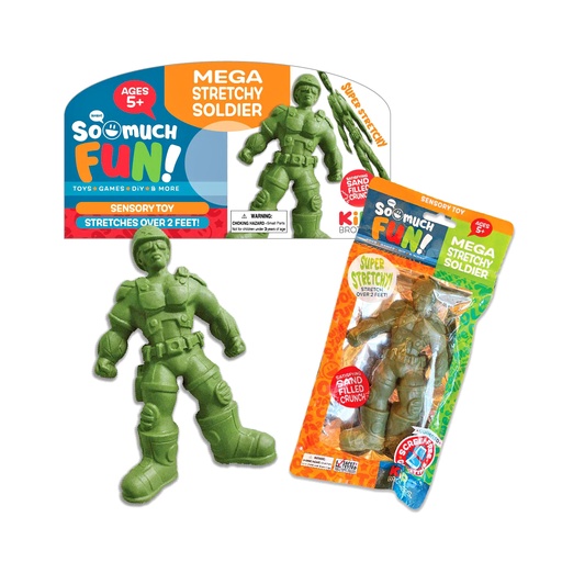 [Sand F-08596] Sand Filled Stretchy Soldier Each