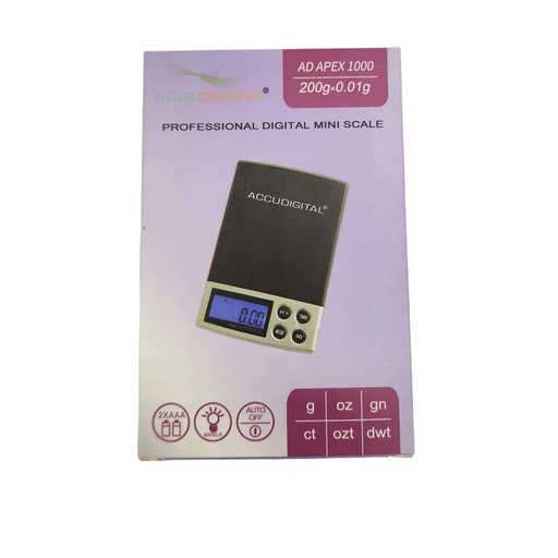 [Scale -25676] Scale ACCU AD Apex 1000 Digital Medium 200G x 0.01G
