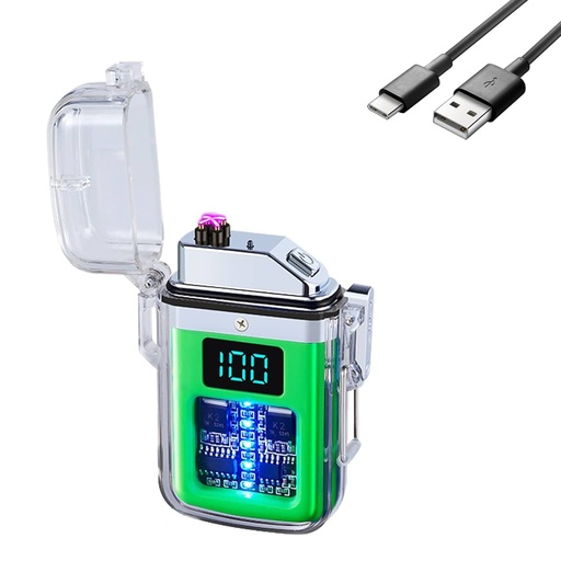 [Scorch-22812] Scorch USB Powerd (61707) Arc Lighter 6CT Display