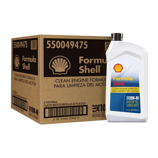 [Shell -23574] Shell Synthetic Blend 1QT 10W40 6CT Bx