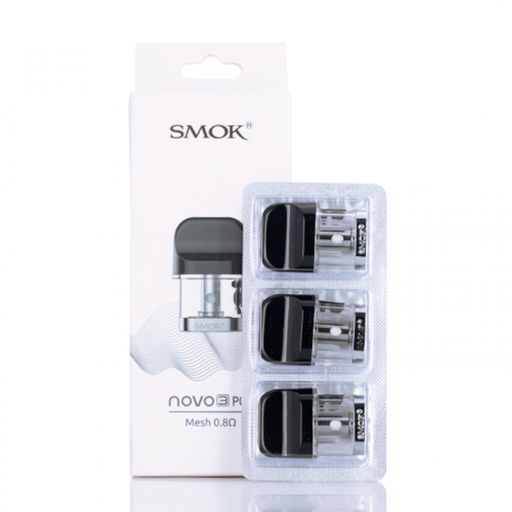 [Smok N-24405] Smok Novo (3) Mesh 0.8 Pod 10CT Box Each