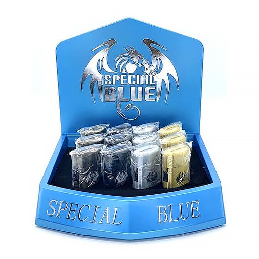[Specia-22451] Special Blue Classic Metal (LT 137) Torch Lighter 12CT Display