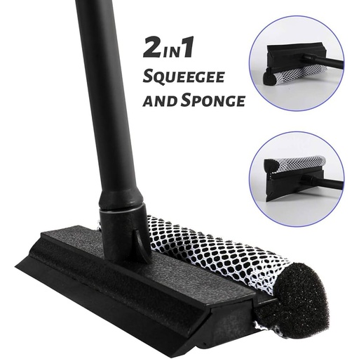 [Squeeg-24354] Window 2IN1 Squeegee (Simply) 37.5" Metal Handle
