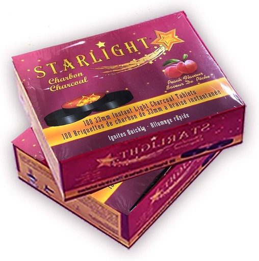 [Starli-10810] Starlight 33MM Charcoal Peach 100'S/10CT