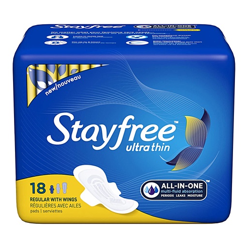 [Stayfr-10828] Stayfree Ultra Thin Regular With Wings 18's