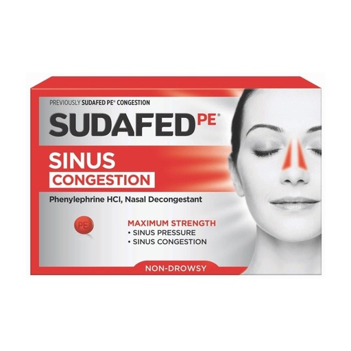 [Sudafe-12932] Sudafed Sinus Congestion Tab 18CT