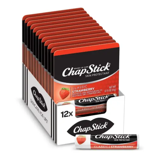 Chapstick Strawberry 0.15oz/12CT Pack