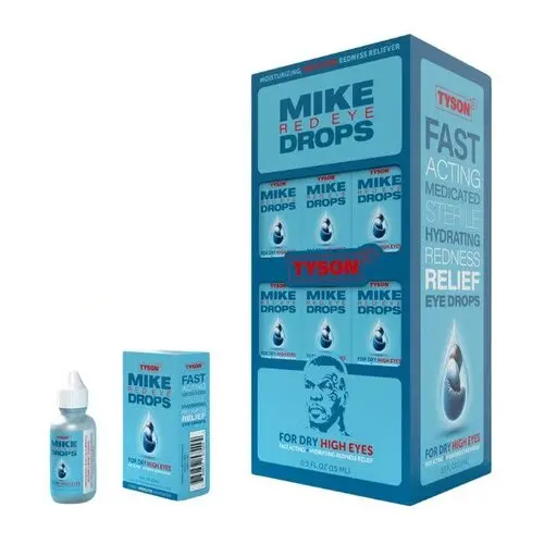 [Temp-Int-0000346] Mike Tyson Red Eye Drops 0.5oz 30CT Display Each