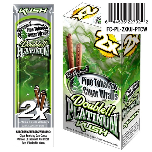 [TEMP-PP-000225] Blunt Wrap Double Platinum Kush 25'S/2CT