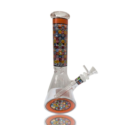 [TEMP-PP-000297] Glass Bong Bulky Type Tile Filling (B167/3025) 10"