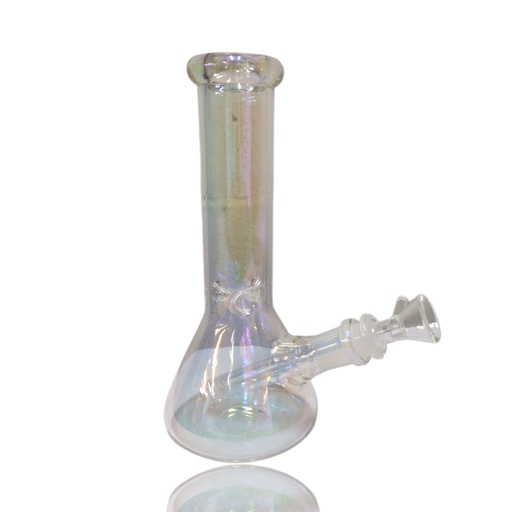 [TEMP-PP-000298] Glass Bong Clear (P5132/2962) 8"