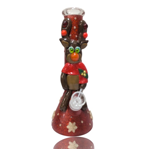 [TEMP-PP-000303] Glass Bong Super X mas (G1756/3047) 10"