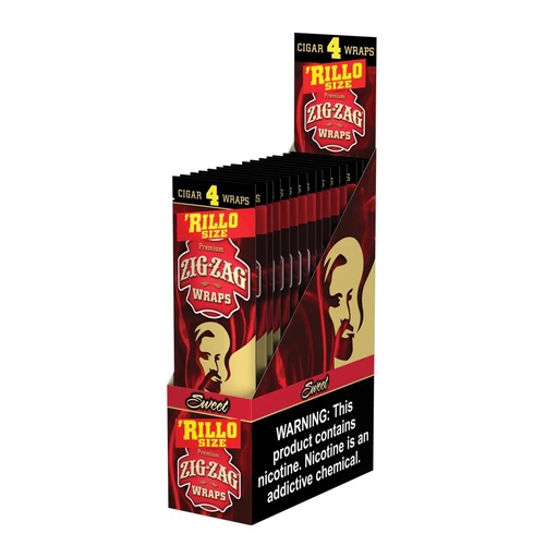 [TEMP-PP-000547] Zig Zag Wraps Rillo Size Straight Up 15'S/4CT
