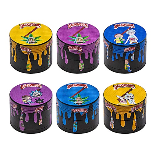[Tobacc-11056] Tobacco Grinder 4 Part Backwoods Each