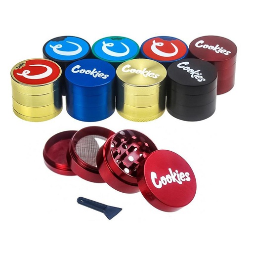 [Tobacc-11060] Tobacco Grinder 4 Part Cookie Metal Each