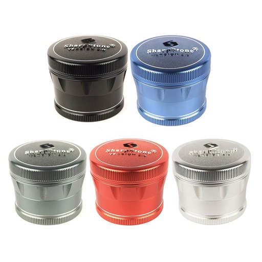 [Tobacc-11090] Tobacco Grinder 4 Part SharpStone Mini Clickit Each