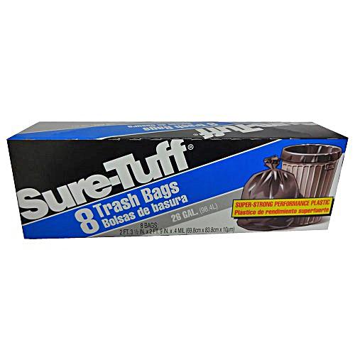 [Trash -11150] Trash Bag Sure Turf Super Strong 26 Gal 8CT