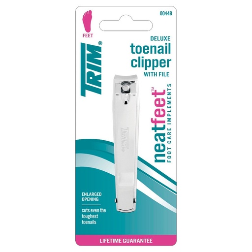 Trim Toenail Clipper Deluxe With File 1CT