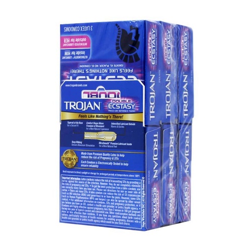 Trojan Double Ecstasy 3'S/6CT
