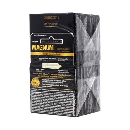 Trojan Magnum Lubricated 3'S/6CT