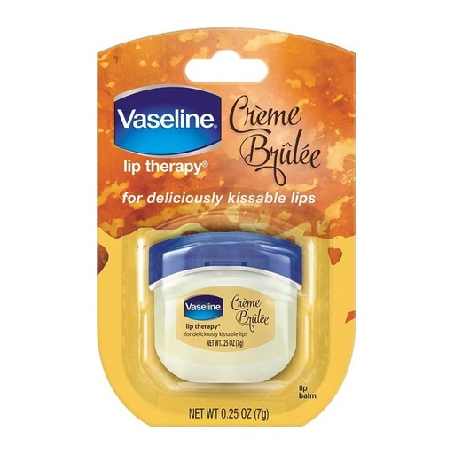 [Vaseli-11328] Vaseline Lip Therapy Creme Brulee Jar 0.25oz 8CT Display Ea